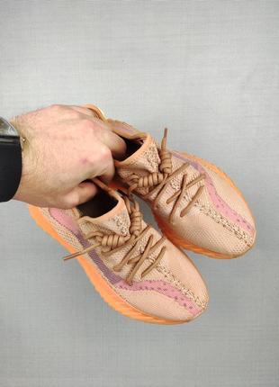 Кроссовки женские подростковые adidas yeezy boost 350 clay 36-418 фото