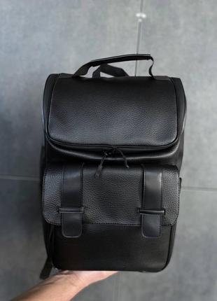 Чоловічий, жіночий рюкзак для ноутбука з еко шкіри, шкіряний
