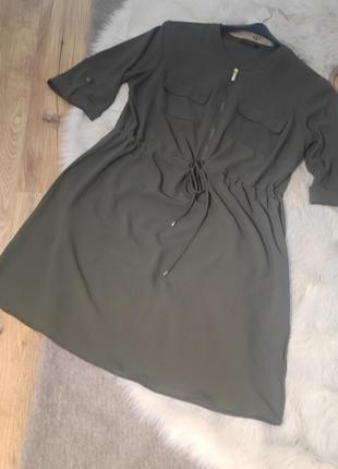 Платье оливковое f&amp;f