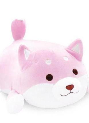 Мягкая игрушка "сплюшка шиба-ину", 50 см (розовая)