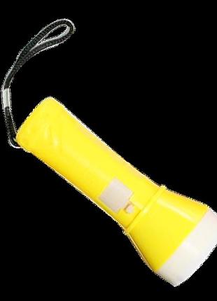 Фонарик led 10,5 см (yq-219) желтый