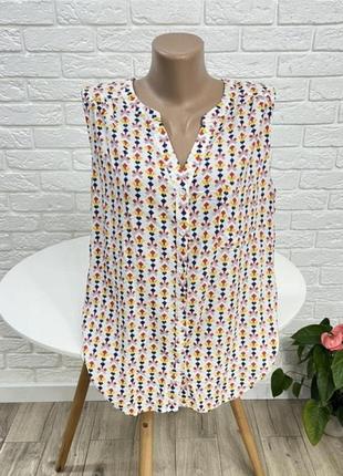 Блузка блуза натуральная ткань р 50