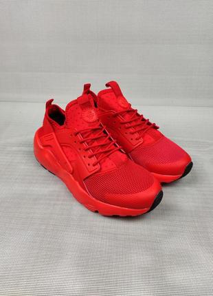 Кроссовки nike air huarache red 36-453 фото