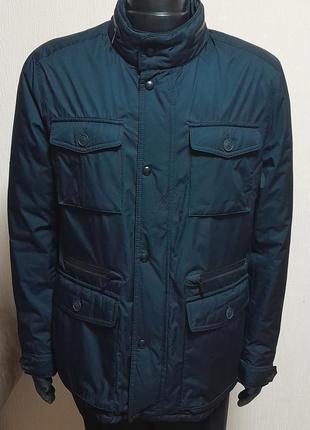 Шикарна куртка темно-синього кольору massimo dutti made in vietnam, 💯 оригінал