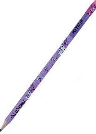 Олівець графітний з гумкою "kuromi" hk