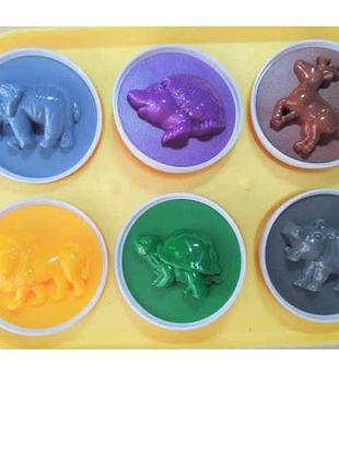 Сортер 3d яєчний лоток 6шт 4fun game club звірята