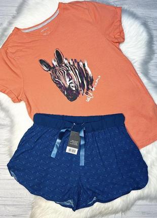 Піжамка футболка і шорти xs 32/34 esmara