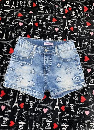 Шорти джинсові дівчинці 9-10 років