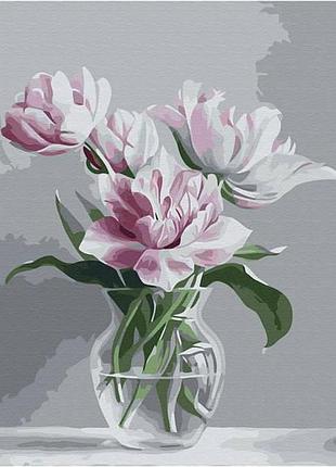 Картина за номерами ваза ніжності bs51471