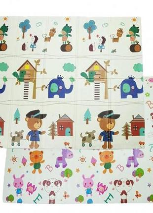 Дитячий розвиваючий термокилимок "ліс - ростомер" 150*180*0,8 см