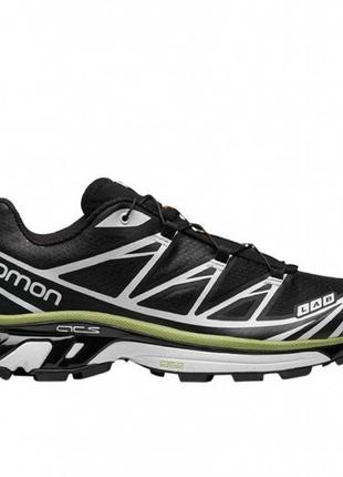 Salomon xt-6 black green lime 417516 41