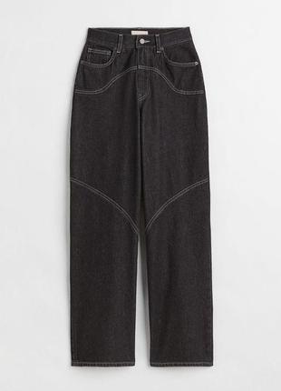 Джинсы h&m черные / серые