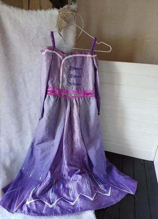 Карнавальне маскаране плаття сукня наряд принцеса ельза дісней холодне крижане серце 6-7 років