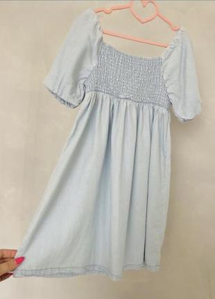 Джинсовое платье варенка 9-10 лет