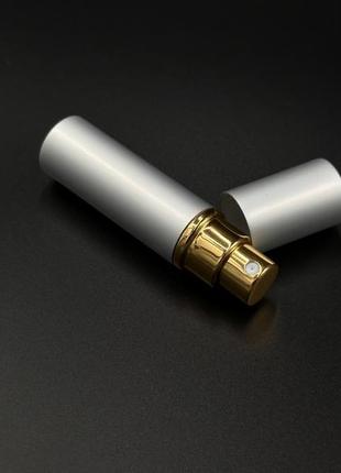 Портативний міні-флакон для парфумів для подорожей. колір сірий. 83х19мм / 5мл