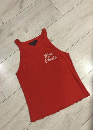 Стильная летняя майка в рубчик primark