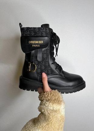 Dior boots black print