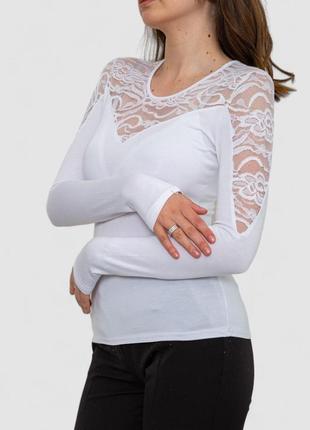 Блуза, цвет черный, белый 521