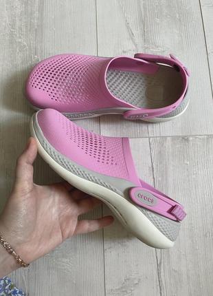 Женские кроксы crocs literide 360 clog 206708-6sw-m5/w7 37-38