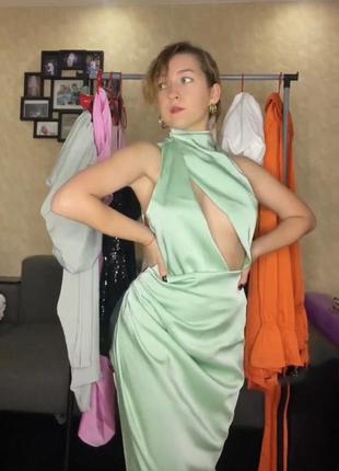 Сукня сатинова