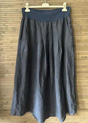 Льняная юбка-миди first avenue one size