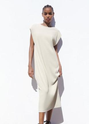 Летнее платье свободного кроя zara
