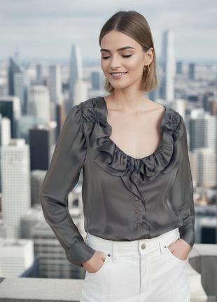 Шелковая блузка marc jacobs, размер xs-s