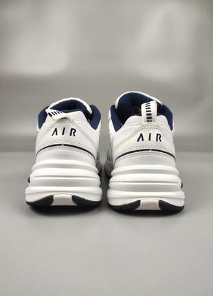 Кроссовки мужские nike air monarch iv white blue5 фото