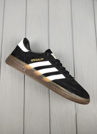 Мужские кроссовки adidas handball spezial black white9 фото