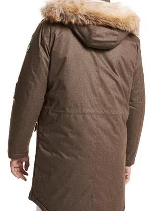 Куртка зима чоловіча michael kors faux fur trim woven parka2 фото