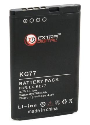 Аккумулятор для lg kg77 700 mah – extradigital