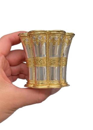 Серебро, позолота. стакан «margrethe cup» (маргарет кап).