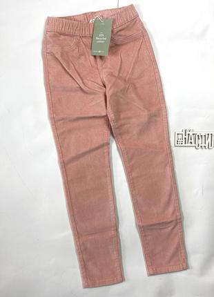 Вельветовые брюки брюки брюки девочка h&amp;m 116; 122см пудра