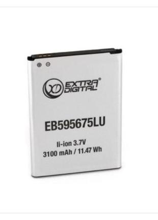 Акумулятор для samsung gt-n7100 galaxy note 2 3100 mah - bms6317 – extradigital