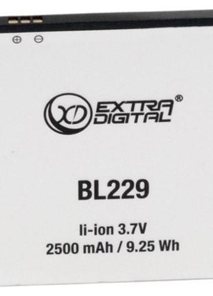 Аккумулятор для lenovo bl229 2500 mah - bml6366 – extradigital