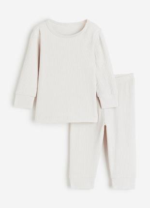Хлопковый комплект h&amp;m 12-18мис, 86см
