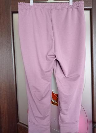 Класні спортивні штани двухнитка! виробництво туреччина! пот-90-120 об-150довжина-93 посадка висока -36/50 гарно тягнуться! якість суперова!3 фото