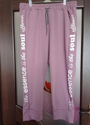 Класні спортивні штани двухнитка! виробництво туреччина! пот-90-120 об-150довжина-93 посадка висока -36/50 гарно тягнуться! якість суперова!2 фото