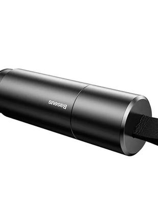 Рятувальний набір baseus sharp tool молоток ніж підставка crsfh-0g чорний