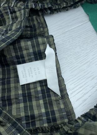 Лёгкая короткая блуза h&m xs блуза с квадратным вырезом блузка с объемными плечами5 фото