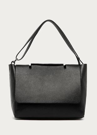 Фврменная кожаная сумка genuine leather vera pelle