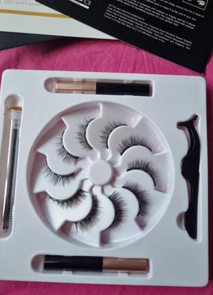 Магнитные ресницы набор  7