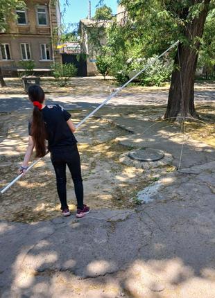 Фатка 1.5 на 1.5 с шестом