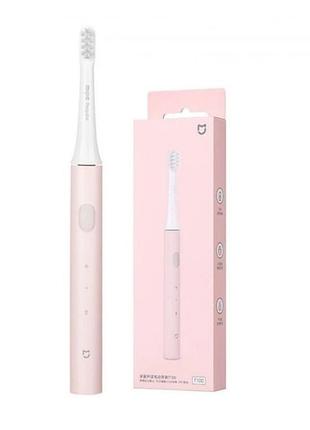 Электрическая зубная щетка mijia sonic electric toothbrush t100 nun4096cn розовая