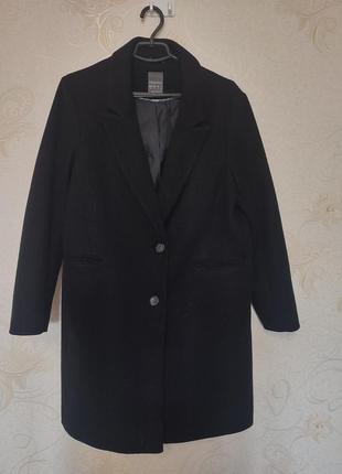 Класичне чорне пальто р. 18 (xl)
