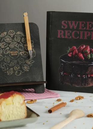 Книга для записів кулінарних рецептів "sweet recipes" а4 31х23см1 фото