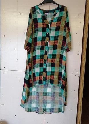 Платье рубашка хлопок сукня сорочка бавовна
