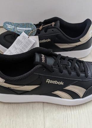 Reebok smash edge s оригинал 100% женские кроссовки новые 38 черные золото