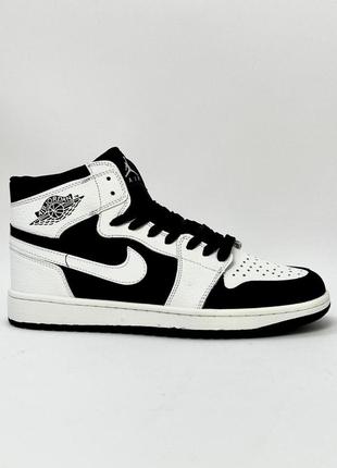 Кросівки nike air jordan 1 og (white black), 36-41