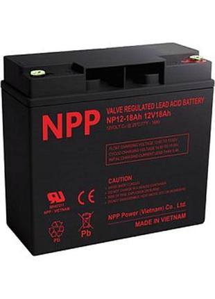 Аккумулятор 18 ампер часов npp-12